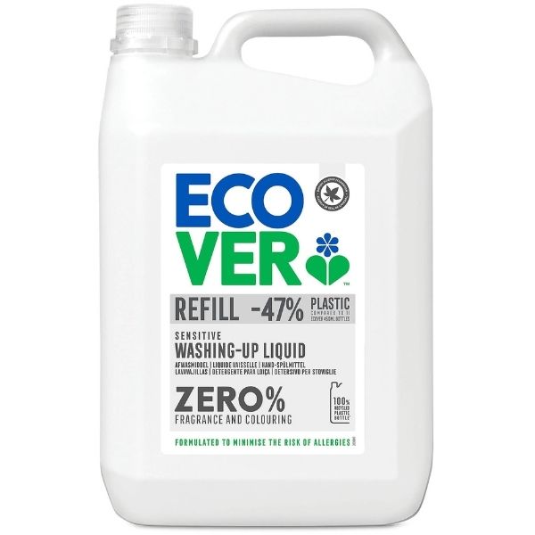 Экологичное средство для мытья посуды Ecover Zero гипоаллергенное 5л